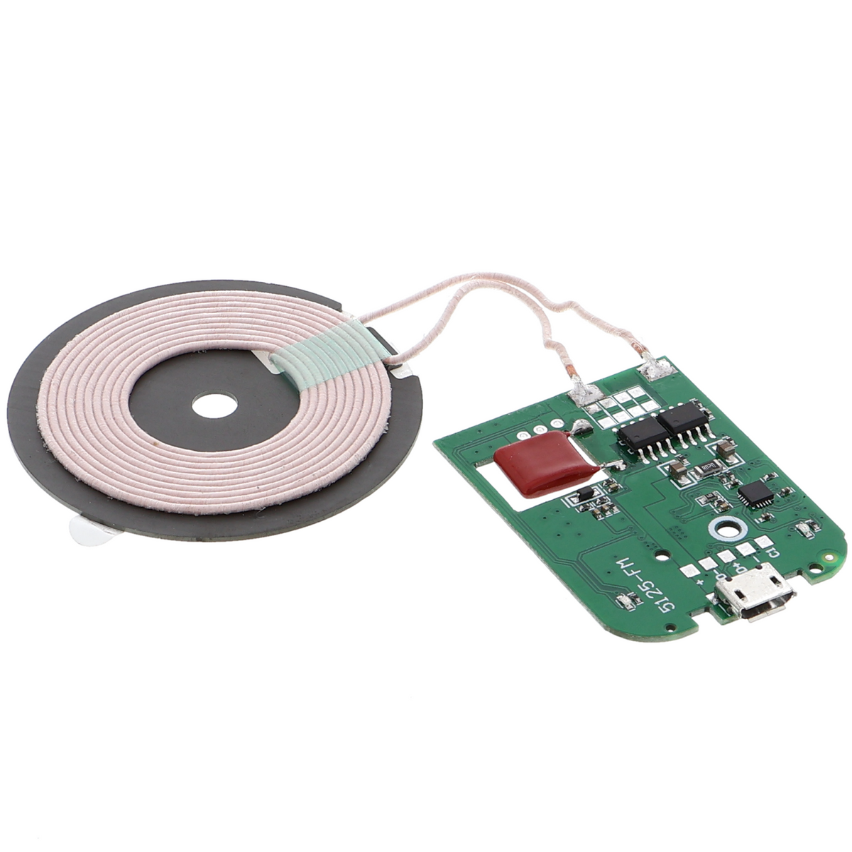 Wireless charging module - Qi standard, 5 V USB, for smartphones