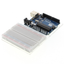 Mounting plate with breadboard - plastic, for Arduino UNO
