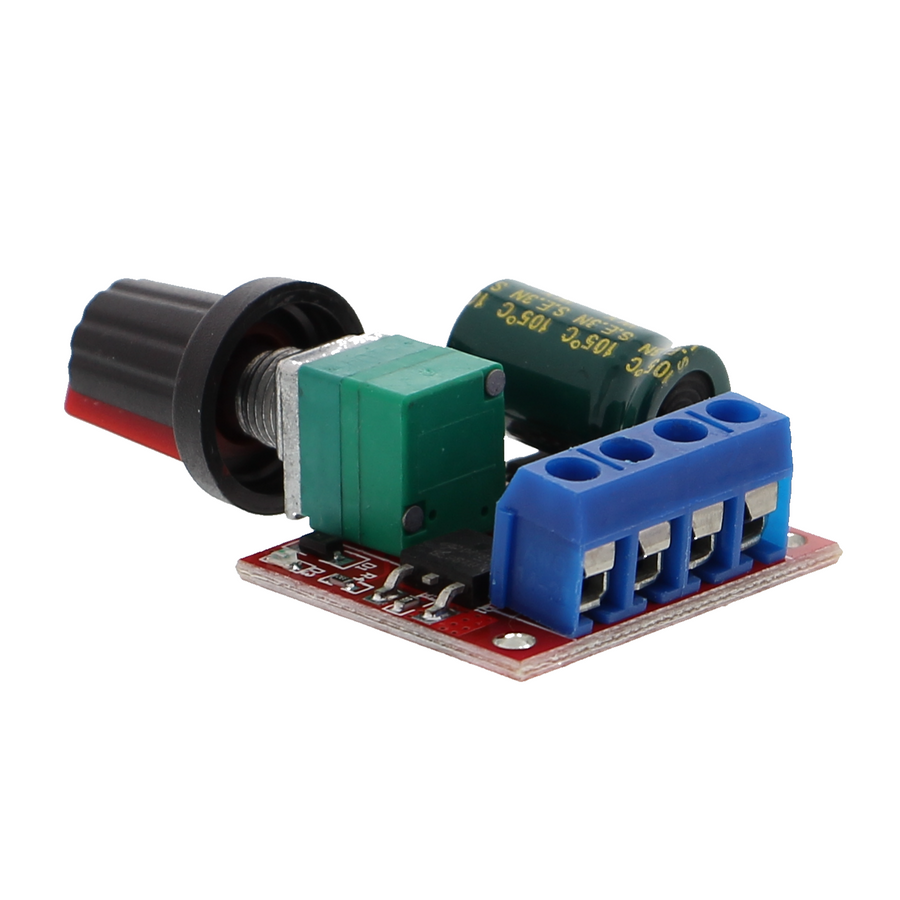 PWM-toerentalregelaar voor motoren / lichtregelaar / 5V tot 35V / 5A / 90W / HW-687