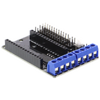 Motorshield voor ESP8266 - uitbreidingsprint voor de NodeMCU (ESP-12E)