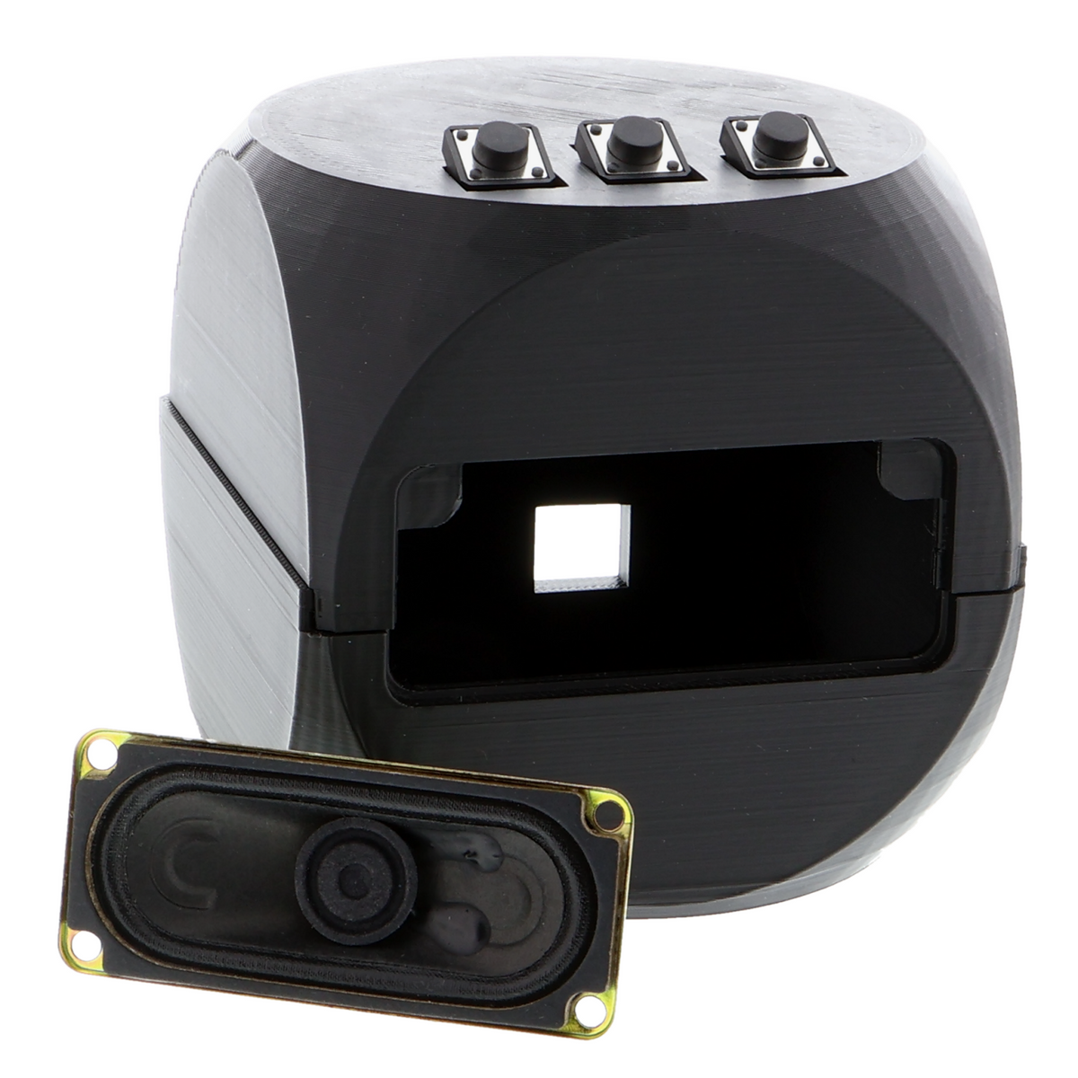 Reproductor MP3 DIY (similar a Toniebox) con material complementario