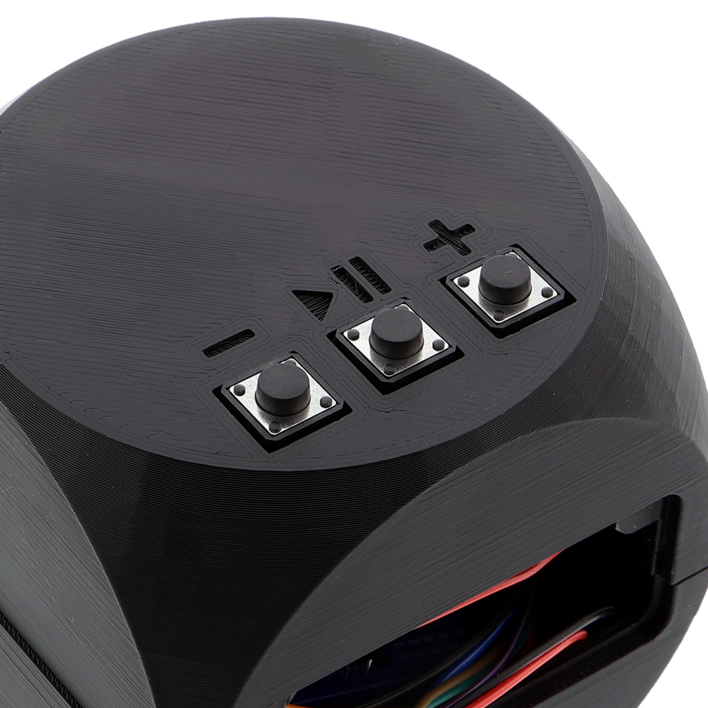 Reproductor MP3 DIY (similar a Toniebox) con material complementario