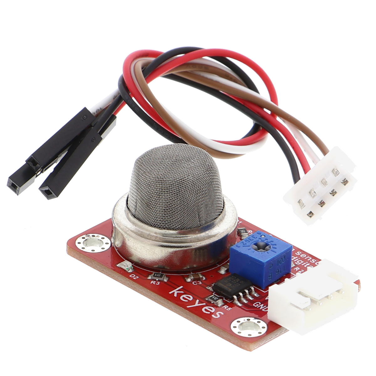 MQ-2 Gassensor - Methan und Propan, 5 V, XH2.54 4P