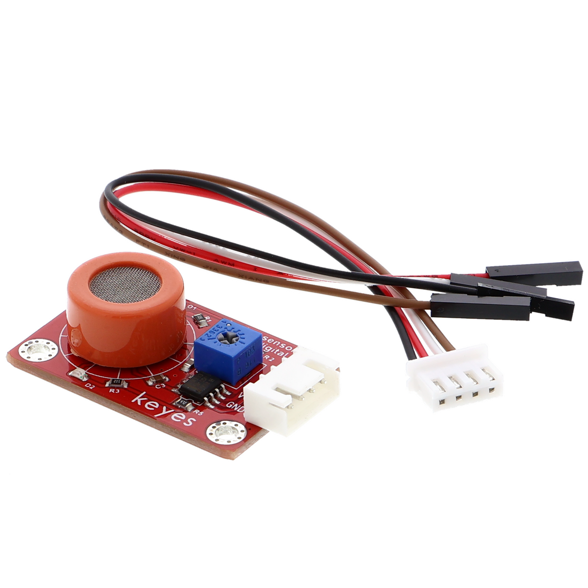 MQ-3 Alkoholsensor - 0,04-4 mg/L Ethanol, XH2.54 3-polig