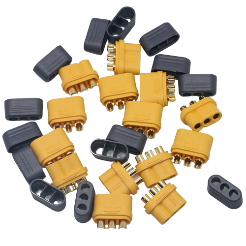 Conector de unión macho / hembra MR60, incl. tapa protectora - forma de T, 3P