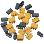 Conector de unión macho / hembra MR60, incl. tapa protectora - forma de T, 3P