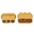 Conector de unión macho / hembra MR60, incl. tapa protectora - forma de T, 3P
