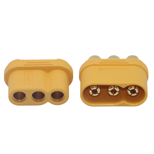 Conector de unión macho / hembra MR60, incl. tapa protectora - forma de T, 3P
