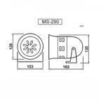 Sirena per motori MS290 - 120db