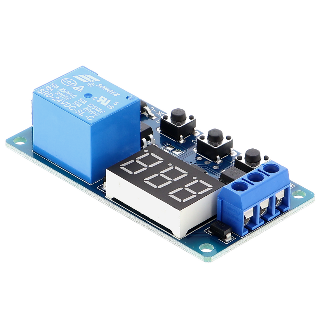 Relais temporisé multifonction - programmable - 24V - DK-C-01
