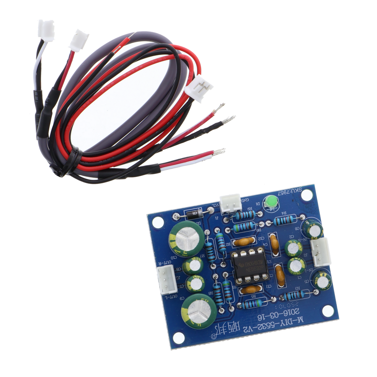 Scheda preamplificatore NE5532 12-35V