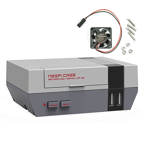 NESPI case for Raspberry Pi B+ - 2B, 3B, retro console design