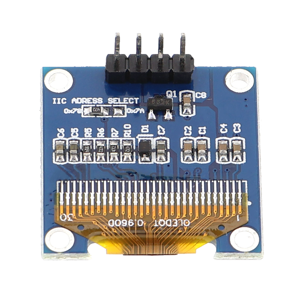 OLED Display 0,96 Zoll - 128x64 Pixel, I2C, SSD1306