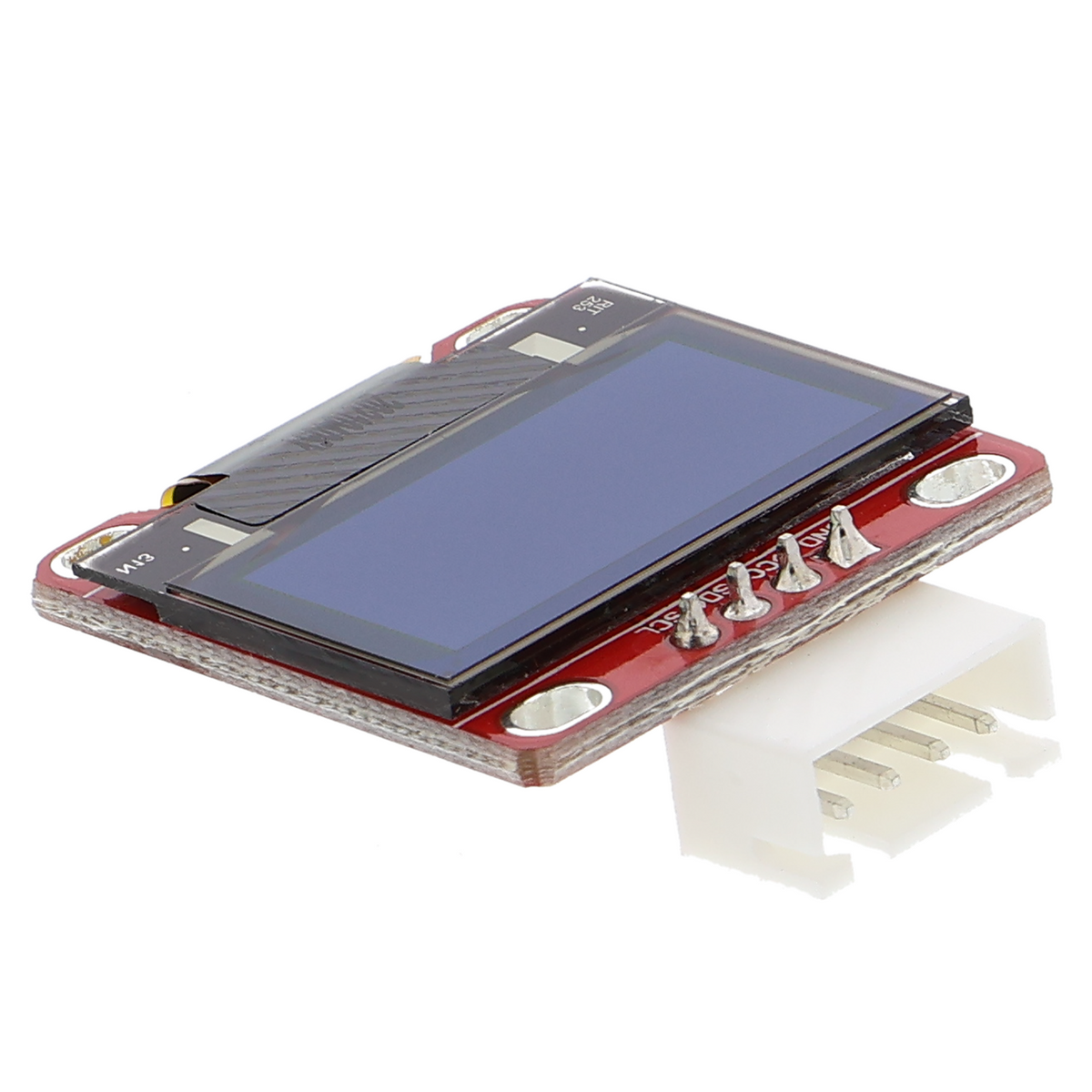 OLED 0.96", 128x64px, I2C, con connettore femmina JST XH2.54 4P