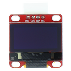 OLED de 0.96", 128x64px, I2C, con conector JST XH2.54 4P