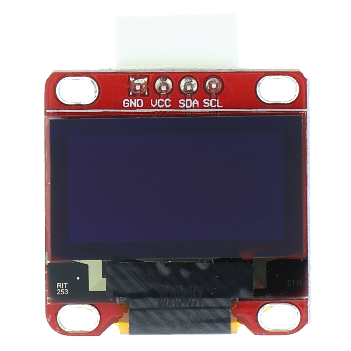 OLED 0.96", 128x64px, I2C, con connettore femmina JST XH2.54 4P
