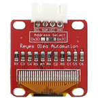 OLED de 0.96", 128x64px, I2C, con conector JST XH2.54 4P