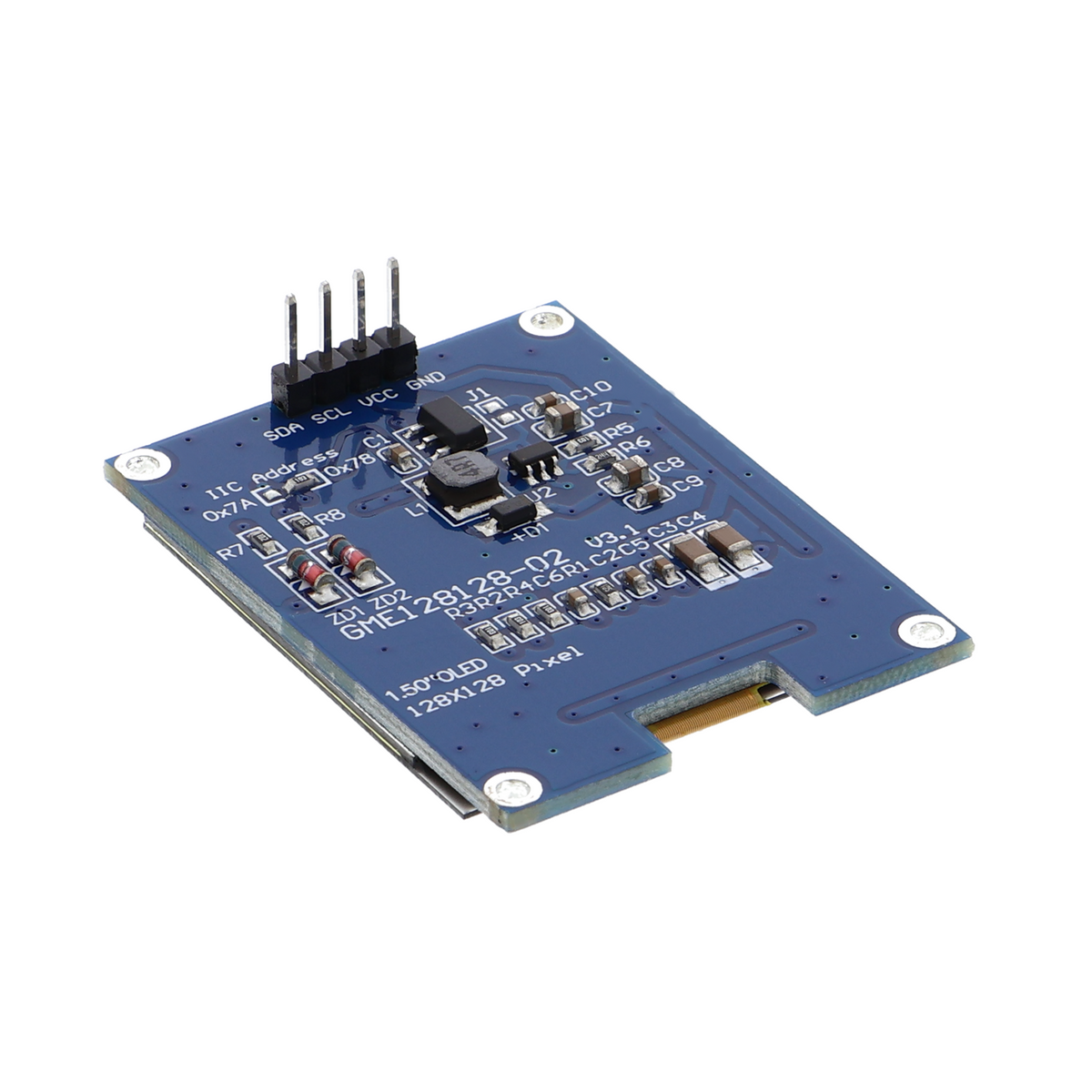 Display OLED da 1,5 pollici 128x128, IIC / I2C, SH1107