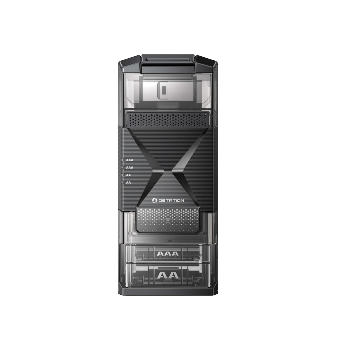 Olight Ostation 2 Akkuladestation - Bundle mit 1x AA und 1x AAA Akku - F27211539 - Funduino