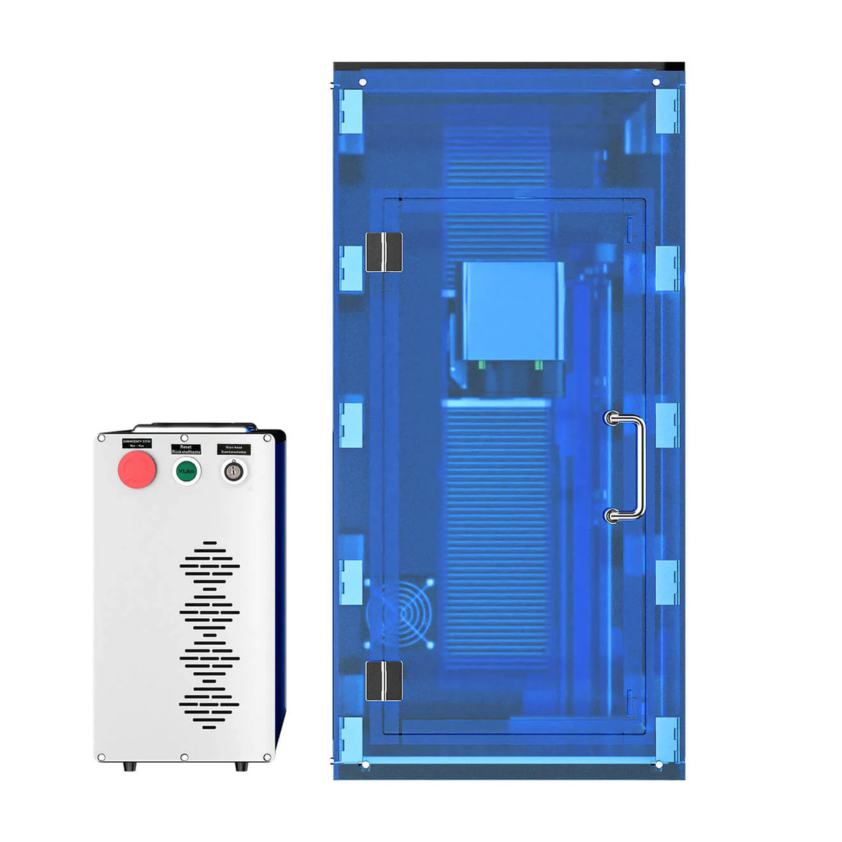 OMTech F50 | 50W-vezellasergraveermachine voor metaalgravure & metaalmarkering