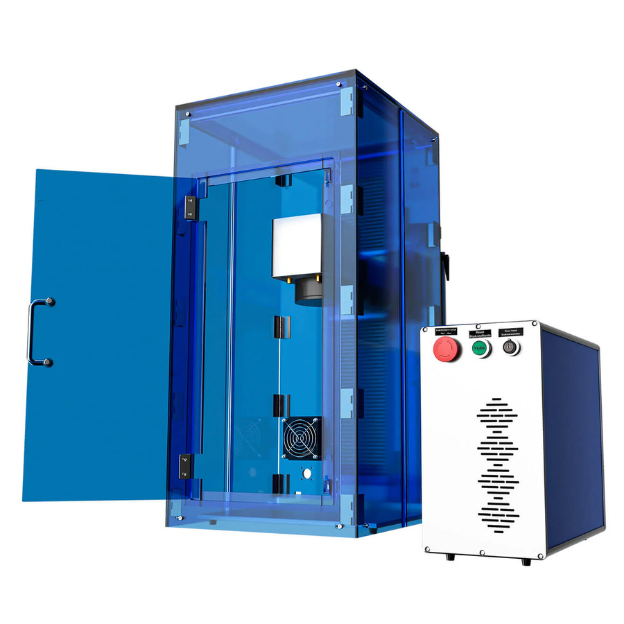 OMTech F50 | 50W-vezellasergraveermachine voor metaalgravure & metaalmarkering