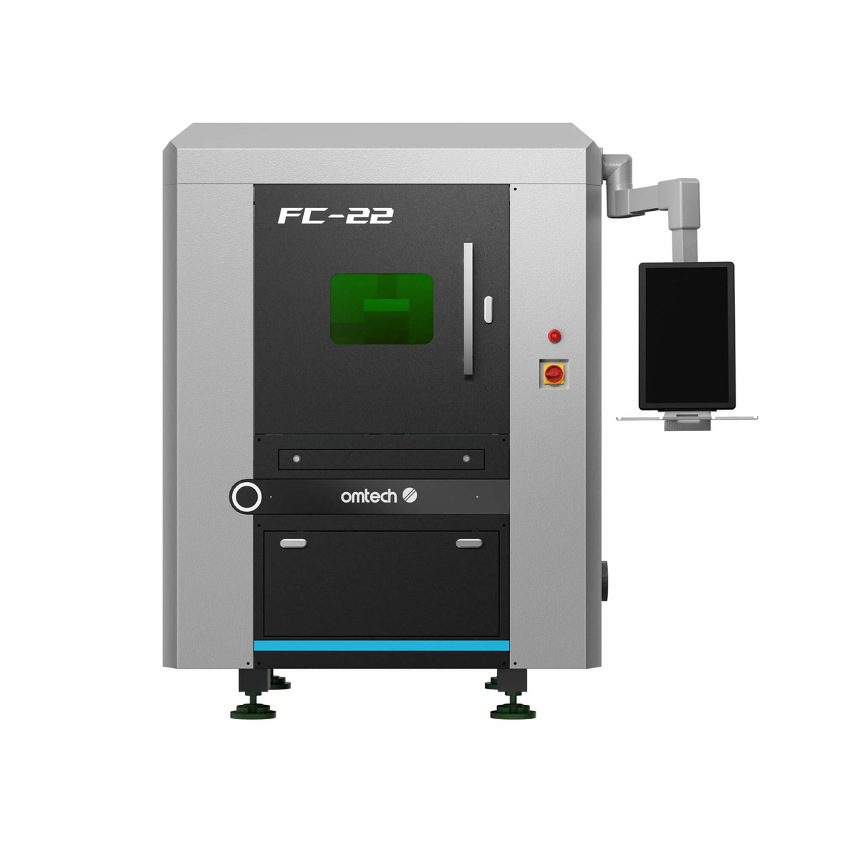 OMTech FC-22 Faserlaser-Schneidmaschine - 1500 W, 600 x 600 mm