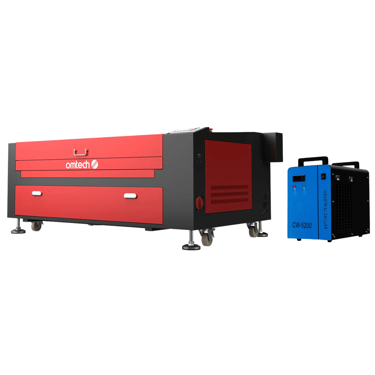 OMTech Max-1060R - CO2 Lasercutter 100 W, 1000 x 600 mm - F25111352 - Funduino