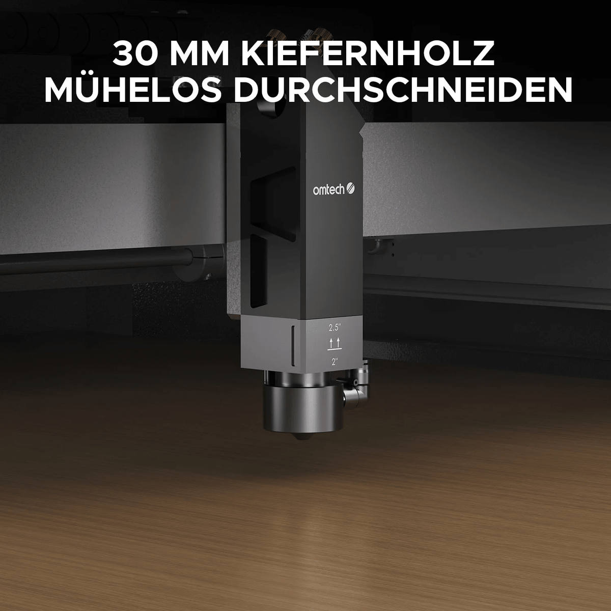 OMTech Pro Lasercutter - mit Gravierfunktion, 80-150 W - F25111373 - Funduino