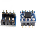 Módulo de amplificador operacional con chip OPA627AU, canal dual en PCB