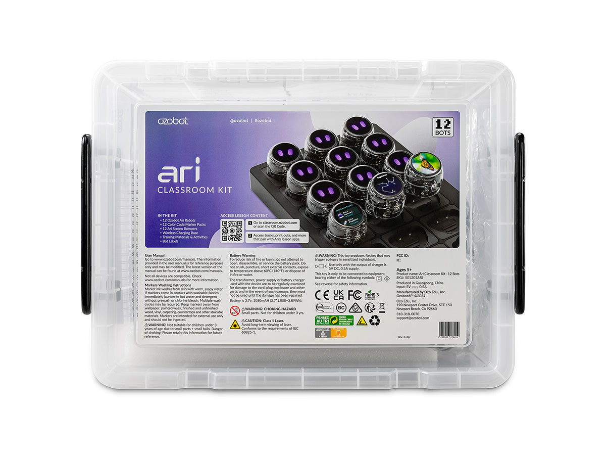 Ozobot Ari - Kit de classe (12 unités)