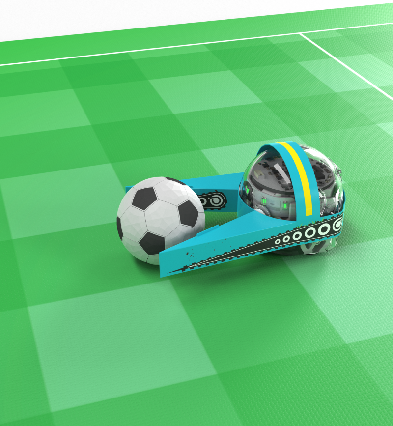 Tappetino per sfide di calcio Ozobot - 61 x 84 cm, con accessori