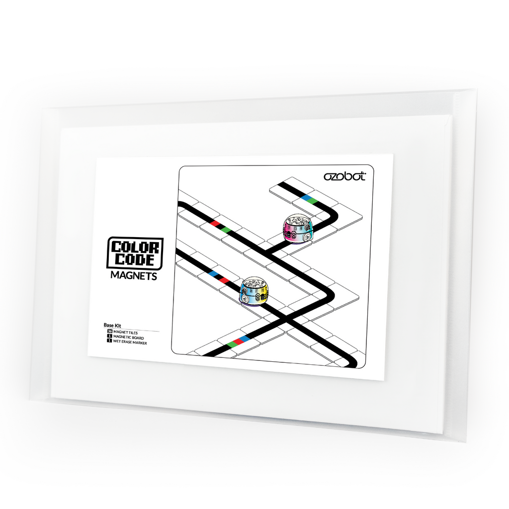 Ozobot Color Code Magnets Base Set - 36 tiles, foldable board, markers