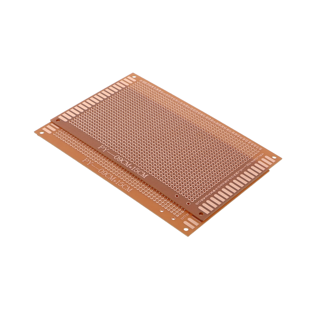 Brown perfboard set - 3 sizes, 2.54 mm pitch