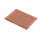 Brown perfboard set - 3 sizes, 2.54 mm pitch
