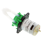 Peristaltic pump - 0-90 ml/min, 3-12 V, with silicone tubing