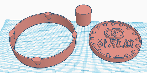 Plätzchenausstecher, Stempelgriff und Stempelplatte aus dem 3D-Drucker
