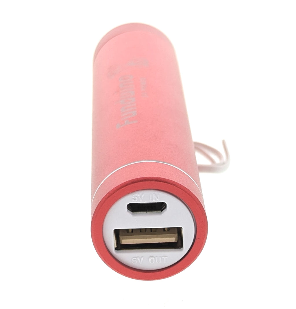 Powerbankcilinder met 2600mAh - 5V-powerpack voor robots incl. kortsluitbeveiliging