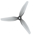 5-inch propeller - 4 pieces, 3-blade, 2x CW, 2x CCW, black