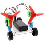 Propeller vehicle - functional model with 2 counter-rotating propellers
