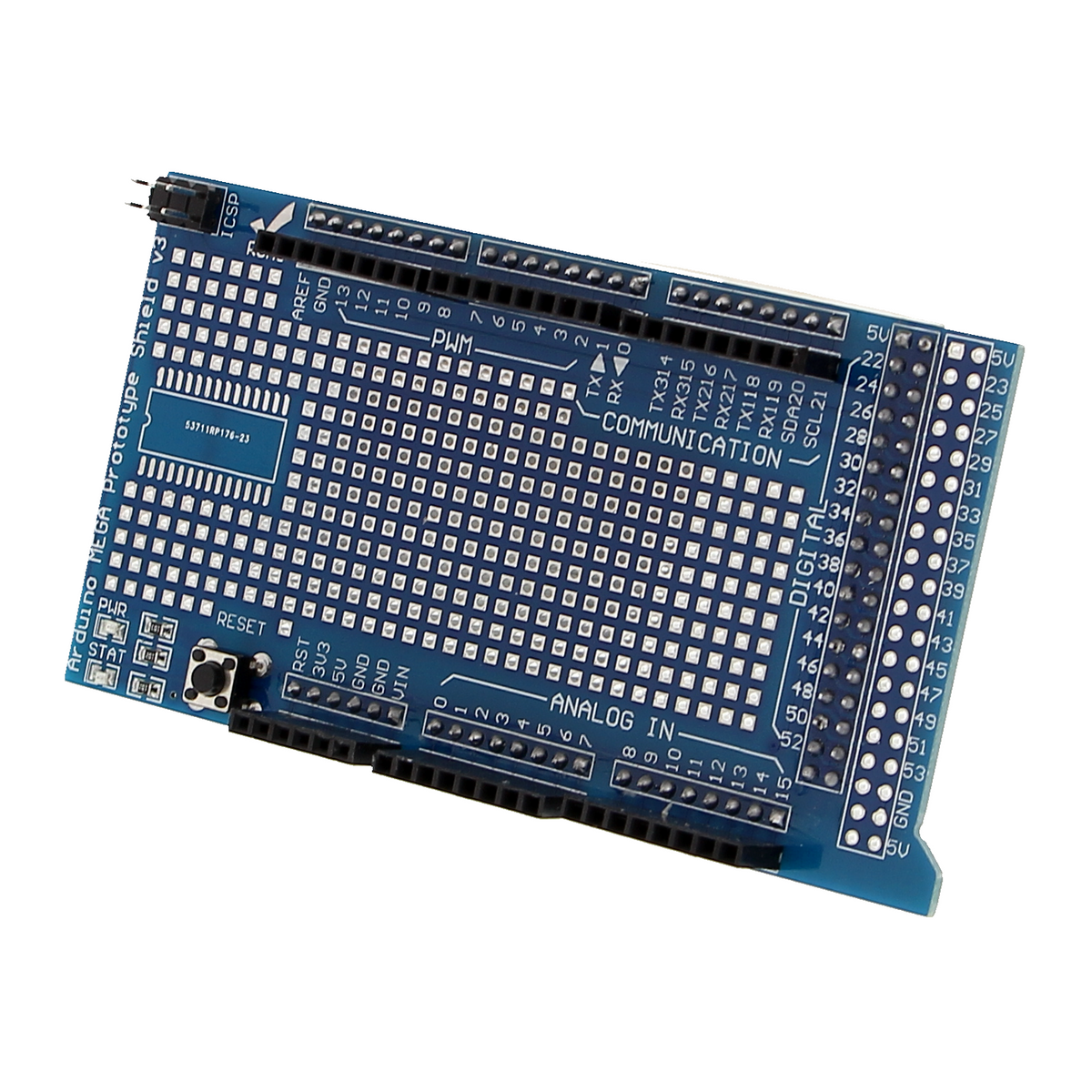 Prototyping Shield für Arduino MEGA2560 R3 - mit Steckklemmen