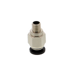 Racor a presión para filamento de 1.75mm, M6, tubo de 4mm - sin tope