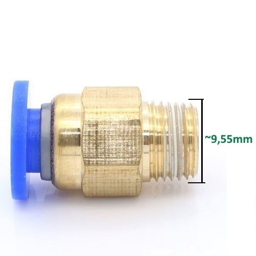 Push-fitting voor 2,85 mm filament
