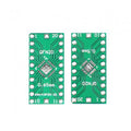 QFN20 to DIP20 adapter board - 0.5 mm pitch, 2.54 mm spacing