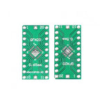 QFN20 to DIP20 adapter board - 0.5 mm pitch, 2.54 mm spacing