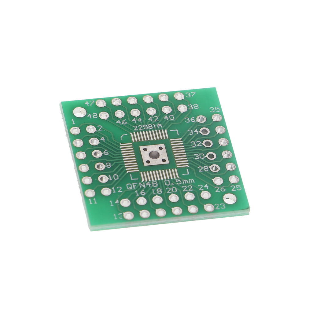 Placa adaptadora QFP44 / LQFP48 / QFN44 / QFN48 a DIP44
