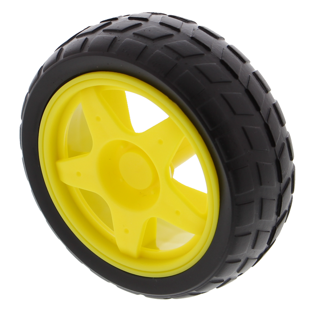 Wheel for TT gear motor - Ø 65 mm, 26 mm wide, 4 pieces