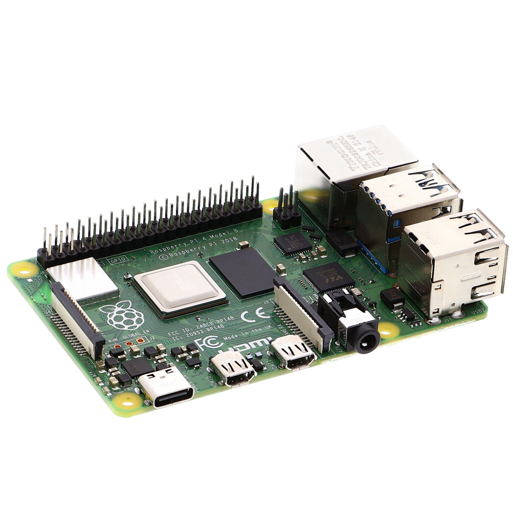 Raspberry Pi 4 Model B - 2 Go de RAM, processeur 64 bits à 1.5 GHz, WLAN, LAN - D'occasion