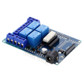 Relais-shield V1.3 Arduino-compatibel, 4 kanalen / Relay Shield V1.3