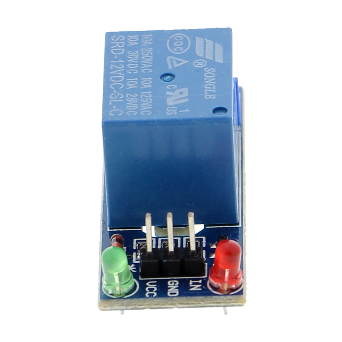 1-channel relay module - 12 V control, switches up to 230 V