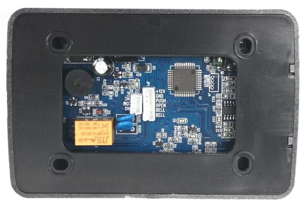 Pannello di controllo accessi RFID con tastierino e serratura RFID
